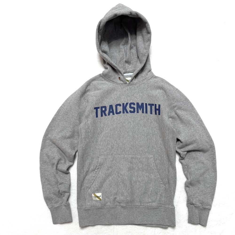 Tracksmith sz S Sweatshirt Hoodie Womens in Heather Grey